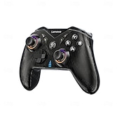 Χαμηλού Κόστους Ελεγκτές παιχνιδιών-Ασύρματο χειριστήριο παιχνιδιών Lenovo S05 RGB με εφέ Hall, joystick trigger για Switch/2/Oled/Lite PC, iPhone, Android, τηλέφωνα