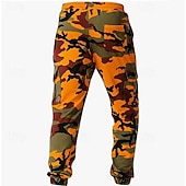 economico Pantaloni da Corsa &amp; Collant-Per uomo Pantaloni della tuta con risvolto Pantaloni Cargo pantaloni sportivi Coulisse con tasche Vita Alta Pantaloni Palestra Athleisure Allenamento Primavera Autunno Elastico Palestra Allenamento