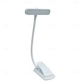 olcso Olvasólámpák-3 színű LED-es csiptetős könyvlámpa, USB-s újratölthető olvasólámpa, hordozható olvasólámpa, hálószobai éjszakai fény