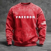 Χαμηλού Κόστους Πατριωτικά 250 Φούτερ-4η Ιουλίου 2026 250η Ημέρα Μνήμης Ανδρών 3D Εκτύπωση Μπλούζα Μακρυμάνικη Hoodie Φούτερ Καθημερινή Υπαίθρια