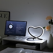 Недорогие Настольные лампы-Настольная лампа / лампа для чтения / прикроватная лампа, регулируемая, современная, в скандинавском стиле, с питанием от постоянного тока и USB, для спальни / кабинета / офиса, металлический /