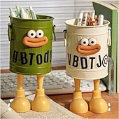 billige Smykkeoppbevaring-tegneseriepennholder enkel oppbevaringsholder for kontor oppbevaring skrivebord oppbevaring hjemmestudie oppbevaring (tilfeldige bokstavklistremerker) tegneseriepersonlighet pennholder stor kapasitet