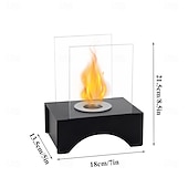 Χαμηλού Κόστους Εξοπλισμός Κατασκήνωσης-μικρό φορητό ορθογώνιο μοντέρνο επιτραπέζιο τζάκι