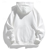economico felpe con cappuccio da uomo di base-Per uomo Felpa con cappuccio Felpa con cappuccio a zip intera Aalbicocca Nero Bianco Vino Blu marino Con Cappuccio Semplice Coulisse Con zip Tasca Sport &amp; Outdoor Quotidiano Ferie Poliestere
