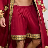  Homme Loungewear Shorts de pyjama Impressions Graphiques Mode Classique Occasionnel Maison Quotidien Lit Polyester Confort Doux Respirant Shorts Taille Élastique Été Noir Blanche