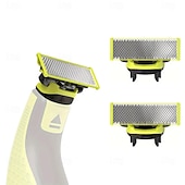 baratos Ferramentas Manuais-Lâminas de reposição para barbeador compatíveis com aparador elétrico philips one blade qp2520 qp2630 qp2515 qp6510 qp6520 qp6530