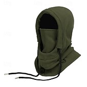 ieftine Pălării Bărbați-Bărbați Unisex Balaclava Ski Pălărie Balaclava Cagulă din fleece Pălării de iarnă Căciuli  Negru Roz Îmbujorat Poliester Cordon Lână  Casual Comfortabil În aer liber Purtare Zilnică Culoare solid