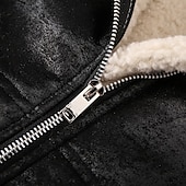 Herren Fleeceweste Weste Gilet Outdoor Täglich Mode Lässig Herbst Winter Tasche Fleece Kunstleder Polyester Warm Bequem Einfach Reisverschluss Mit Kapuze Normale Passform Schwarz Braun Weste preiswerte Men's Vest-Herren Fleeceweste Weste Gilet Outdoor Täglich Mode Lässig Herbst Winter Tasche Fleece Kunstleder Polyester Warm Bequem Einfach Reisverschluss Mit Kapuze Normale Passform Schwarz Braun Weste