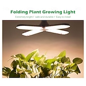 economico Lampade per coltivazione indoor-1 pz pieghevole spettro completo luce solare crescere e27 tenda serra idroponica sistema di coltivazione fitolampada per piante verdura fiore 85-265v