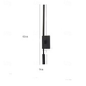 abordables Appliques murales d'intérieur-Applique murale, luminaires muraux, bande linéaire minimaliste, applique murale LED linéaire réglable avec interrupteur, lampe de lecture focalisée pour salon, chambre à coucher, spots de chevet