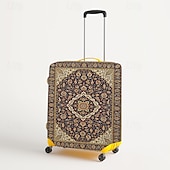 baratos Desgaste em casa e chinelos em casa-Capa protetora elástica para mala de viagem com estampa artística.