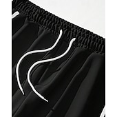cheap Running Pants &amp; Tights-Men's Wide-leg Sweatpants sport pants Casual Pants with Pockets Split High Waist Bottoms Gym Athleisure Workout Spring Fall Breathable Gym Workout Track Regular Fit Sportswear Activewear Solid Colored