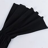 abordables Vestidos-Retro Antiguo Medieval Renacimiento Vestidos Vikingo élfico Color sólido Disfraz Mujer Celta Fantasía Real Víspera de Todos los Santos Carnaval Mascarada LARP Adulto Vestido