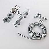 economico Rubinetti per vasca da bagno-Bidet a foro singolo Cromo Autopulente Contemporaneo