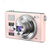 halpa Digitaalikamera-Uusi 4k fhd -digikamera 64 gigatavun muistikortilla vuodelta 2025, kompakti, pieni ja edullinen ladattava valokuvauskamera, 64 megapikselin automaattitarkennuskamera, erittäin sopiva aloitteleville