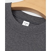 baratos Tops-Men's Baselayer Thermal Shirts Long Sleeve Crew Neck Top Outdoor Thermal Warm Winter Autumn / Fall Polyester Black Khaki Beige Gym Workout Traveling