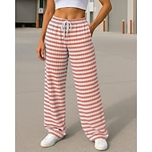 economico Pantaloni da Corsa &amp; Collant-Per donna Pantaloni a gamba larga Pantaloni della tuta da salotto Tasca Vita Alta Pantaloni Palestra Athleisure Allenamento Primavera Autunno Traspirante All'aperto Viaggio Sportivo Vestibilità comoda