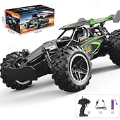 Недорогие Дроны и игрушки на радиоуправлении-Высокоскоростной радиоуправляемый монстр-трак - масштаб 1:18 2,4 ГГц радиоуправляемый внедорожник с перезаряжаемой батареей - Внедорожное транспортное средство для детей Рождественский подарок