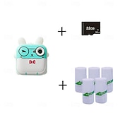 Недорогие Все для фото и видео-Новинка 2025 года: детская цифровая камера Polaroid Q5 с рисунком из мультфильма, симпатичная мини-камера для детей с HD-фотосъемкой и печатью, мини-видеокамера, рождественский подарок на день