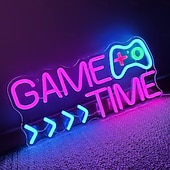 economico Luci decorative-1 pz luce al neon a led per sala eSport luce da parete decorativa per stile gaming luce da tavolo per stile controller luce al neon per macchina da gioco luce d'atmosfera a led alimentatore usb