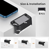 olcso Pathway Lights &amp; Lanterns-napelemes teraszvilágítás kültéri, napelemes oldalsó lámpák, vízálló LED-es lámpa kültéri teraszokhoz, korláthoz, lépcsőkhöz, lépcsőfokokhoz, kerítéshez, udvarhoz és teraszhoz, karácsonyi dekorációs
