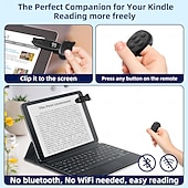 cheap Cellphone Camera Attachments-Remote Control Page Turner for Kindle Paperwhite Oasis Kobo Accessories Reading Novels &amp; eReaders Camera with Video Recording Remote Triggers Page Turner Clicker for iPad Android Tablets