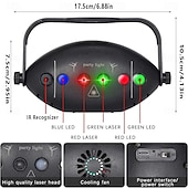 levne světla projektoru hvězdné galaxie-Disko světla zvukově aktivovaná párty světla s dálkovým ovládáním projektor stroboskopické osvětlení pro domácí dekoraci narozeninové karaoke vánoční bar show