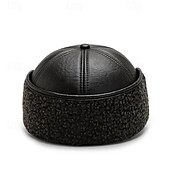 Χαμηλού Κόστους Καπέλο μπέιζμπολ ανδρών-Ανδρικά Χειμερινά Καπέλα Χειμωνιάτικο ζεστό καπάκι Χειμερινό καπέλο μπέιζμπολ με πτερύγια αυτιών Χειμερινό καπέλο μπέιζμπολ Μαύρο Πολυεστέρας Φλις Μοντέρνα Σύγχρονη Σύγχρονη