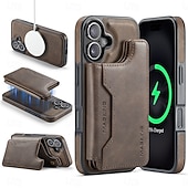 Недорогие Чехлы для iPhone-телефон Кейс для Назначение iPhone 17 i16 15 14 Pro Max Plus 13 Pro Max Кейс на заднюю панель Защита от удара Ретро ТПУ ПК Кожа PU