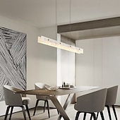 billige Linjedesign-Postmoderne minimalisme marmorlysekrone 100 cm