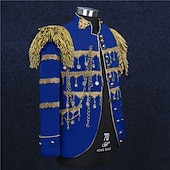 abordables Tapas-Real Abrigo Baile de Máscaras Chaqueta de circo Príncipe Aristócrata Retro Antiguo Rococó Adulto Hombre Carnaval Mascarada Evento / Fiesta Disfrazarse