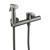 economico Rubinetti per vasca da bagno-Bidet a foro singolo Cromo Autopulente Contemporaneo