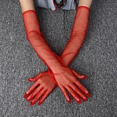 Dámské 1 pár Špičky prstů / Rukavice bez prstů Šik ven / Venkovní Rukavice - Jednobarevné Celý prst levne rukavice-Dámské 1 pár Špičky prstů / Rukavice bez prstů Šik ven / Venkovní Rukavice - Jednobarevné Celý prst