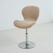 baratos Capa para Cadeira de Jantar-Capa de veludo para banco de bar, 1 peça/2 peças, capa elástica para cadeira, para ilha de cozinha, balcão, bar ou cadeiras de jantar