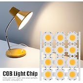 preiswerte LED-Kolbenlichter-5 Stück 10 Stück COB-LED-Lichtchipperlen, leuchtende Oberfläche 11 mm, 3/5/7/10 W, 260 mA, DIY-Energiesparlampe für Scheinwerfer, Flutlicht, Packung mit warmweißem/weißem/natürlichem Licht