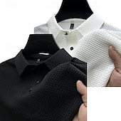 cheap Men&#039;s Classic Polo-2PCS Men&#039;s Polo Shirts Golf Shirt Casual Holiday Classic Short Sleeve Fashion Basic Plain 2 Piece Multi-pack Summer All Seasons Regular Fit