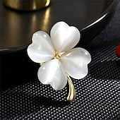 levne Špendlíky a brože-Brože Klasika Květinový motiv Módní Roztomilý Jednoduchý Brož Šperky Bílá Pro Svatební Párty Dar Zásnuby Maturitní ples Festival
