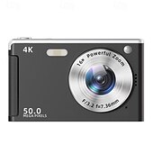 ieftine Aparate video-Cameră digitală HD 4K pentru studenți cu un ecran IPS de 2.8 inci pentru fotografii și videoclipuri portabile design elegant. Cadou de Ziua Îndrăgostiților