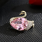 economico Spille e fermagli-Spille Retrò Animale Elegante Moda Personalizzato Semplice Spilla Gioielli Rosa Chiaro Per Matrimonio Feste Regalo Fidanzamento Balli di fine anno Festival