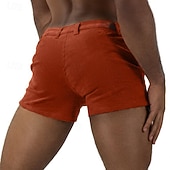 abordables Shorts décontractés-Homme Short Burmuda Shorts de Travail Avec Poches Uni Confort Respirant Longueur Genou Extérieur Affaires Mode Occasionnel Rose Claire bleu marine