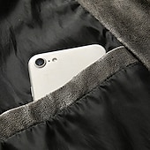 economico Giacca in ecopelle-Per uomo Giacca in Ecopelle Giacca Cargo Giacca Casual Giacca da Moto Vacanza Quotidiano Caldo Tasca Inverno Semplice Moda Classico Collo alla coreana Regolare Nero Marrone Cachi Giacca