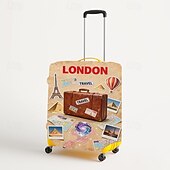 abordables Ropa de casa y zapatillas para el hogar-Funda estampada para maleta de viaje, protectora, elástica, de spandex, antipolvo, para hombres y mujeres