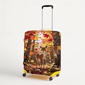 economico Abbigliamento da casa e pantofole per la casa-Coprivaligia elastico con stampa di paesaggi, protezione per valigia elastica, coprivaligia da viaggio