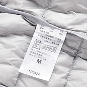 abordables Manteaux &amp; vestes-Homme Manteau d'Hiver Doudoune Veste Matelassée Avec Poches 50% duvet de canard blanc Vacances Tenue quotidienne Date Régulier Mode Occasionnel Confortable Chaleur Thermique Automne Hiver Couleur