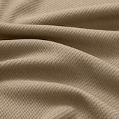 billige Rett ben-Herre Vaffelstruktur Joggebukser Bukser Posete bukser Joggebukse med rett ben Snorer Elastisk midje Helfarge Komfort Full lengde utendørs Avslappet Daglig Mote Klassisk Stil Svart Hvit Elastisk