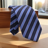 economico Cravatte e papillon da uomo-Per uomo Cravatte Classico Strisce e Quadri Serata Formale Data Festa &amp; Sera Festival