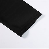 economico Sala da Ballo Standard-abito da ballo da sala con maniche trasparenti per donna - abito a trapezio con maniche lunghe e dettagli in velluto per competizioni, eventi di ballo latino e danza - nero