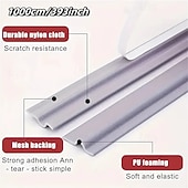 זול אומנויות, אומנות ותפירה-פס איטום עמיד בפני מזג אוויר לדלתות וחלונות, עמיד בפני אבק, מפחית רעשים, סרט בידוד פלסטיק עמיד, פס איטום לבית חוסך אנרגיה עם משטח מחוספס