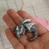 preiswerte Statuen-Adoptionsset für einen emotionalen Unterstützungsdrachen, handgefertigte Mini-Taschenfigur eines emotionalen Unterstützungsdrachens, niedliche, beruhigende Drachenskulptur zur Linderung von