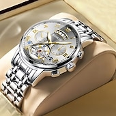 Χαμηλού Κόστους Ρολόγια Quartz-Προηγμένο Ρολόι Χεριού Ανδρών Μοντέρνο Αντρικό Ρολόι Quartz Μοντέρνο Ημερολόγιο Λαμπερός Δείκτης Η Καλύτερη Επιλογή Δώρου για Άντρες